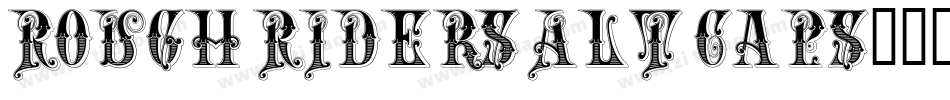 Rough Riders Alt Caps字体转换
